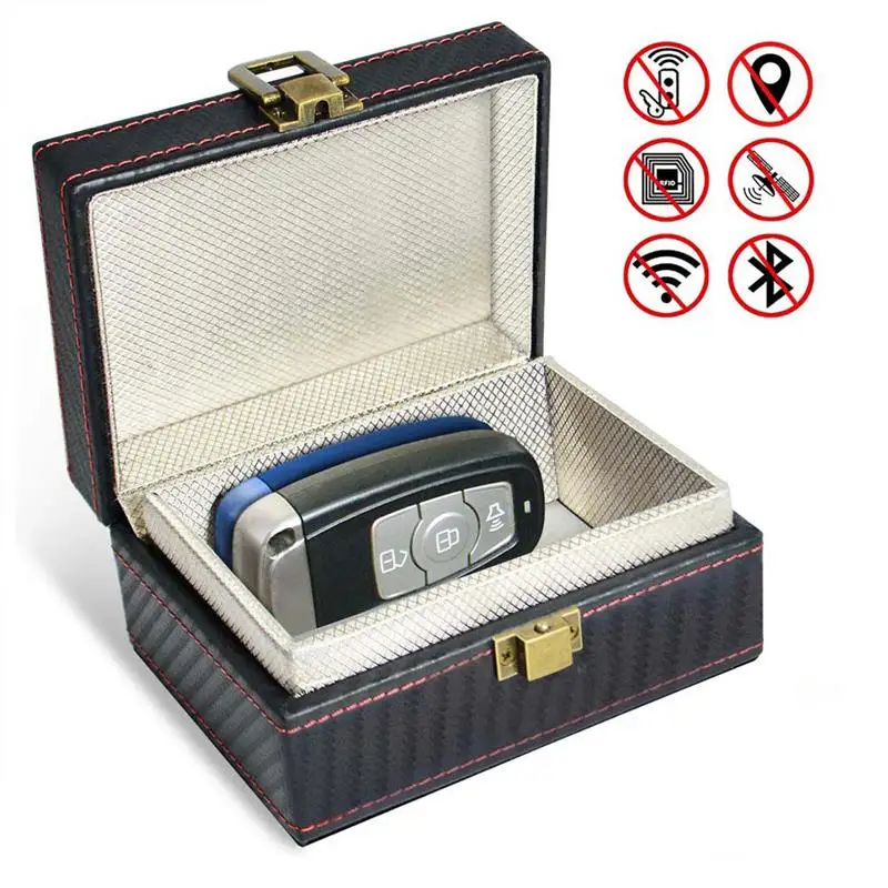 New Anti Theft Faraday Box Radiation proof Mobile Phone Box Car Keyless