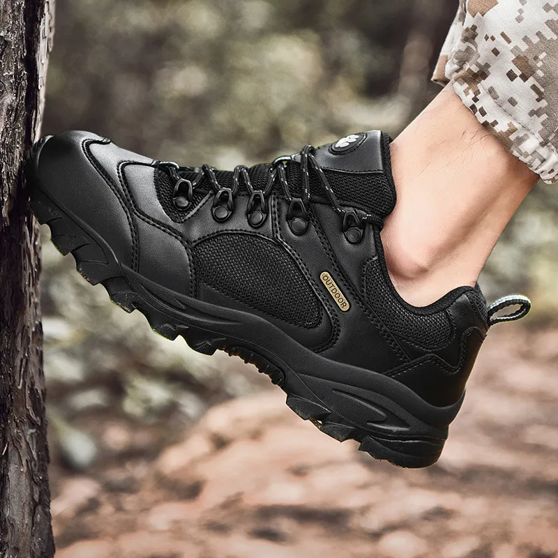 Mens Shoes Casual Outdoor Sneakers Designer Fashion Trainers Outdoor Leather Breathable Lace Up Shoes For Men Tenis Skor KOZLOV