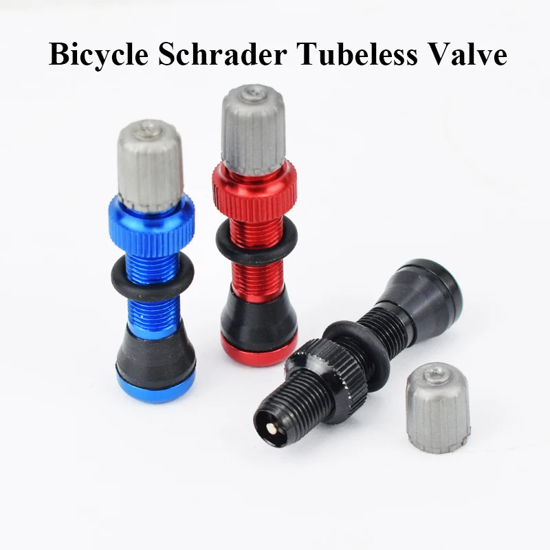 Bicycle Schrader Tubeless Valve Bike Valve Rim Wheel Tubeless Tire Tyre Valve US