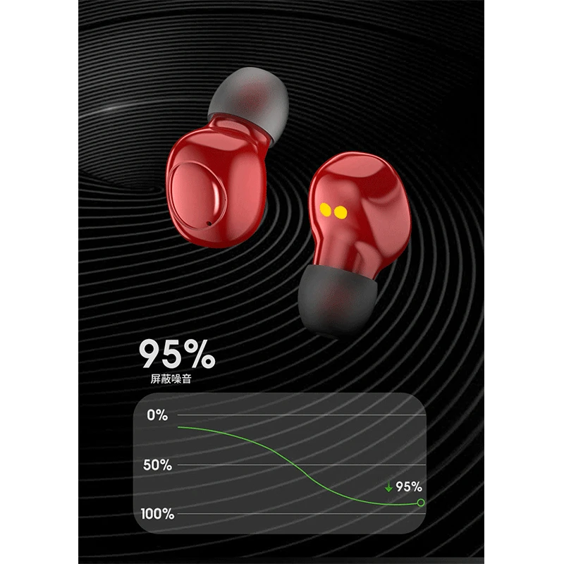 ChtunTouch бинауральные Bluetooth наушники Ipx6 цифровой экран Bluetooth гарнитура стерео Беспроводная игровая гарнитура