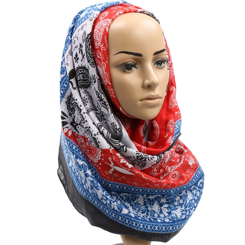 Fashion Cashew Printed Cotton Scarf Hijab Ladies Tassel Shawl Muslim Hijab Wrap Scarves Spring New Style Arab Turban Women S Scarves Aliexpress
