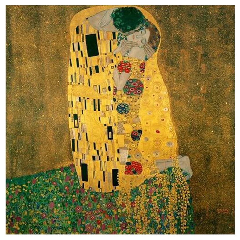 5D сделай сам полностью круглая/квадратная алмазная живопись Густава Климта