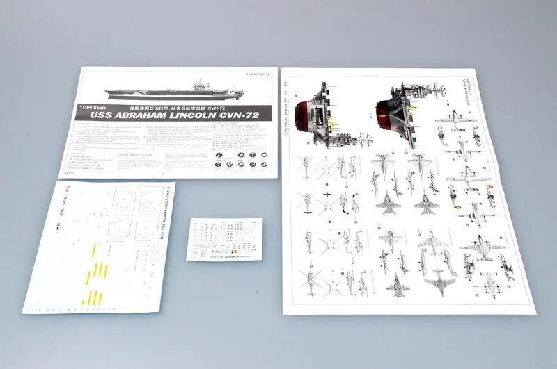 Trumpeter 05732 1/700 USS Авраам Линкольн CVN-72 масштабный набор моделей
