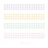 4Rolls Grid Washi Tape Set Cute Masking Tape Cinta Adhesiva Decorativa Papeleria Plakband Ins Stationery Paper Kawaii Washitape 3