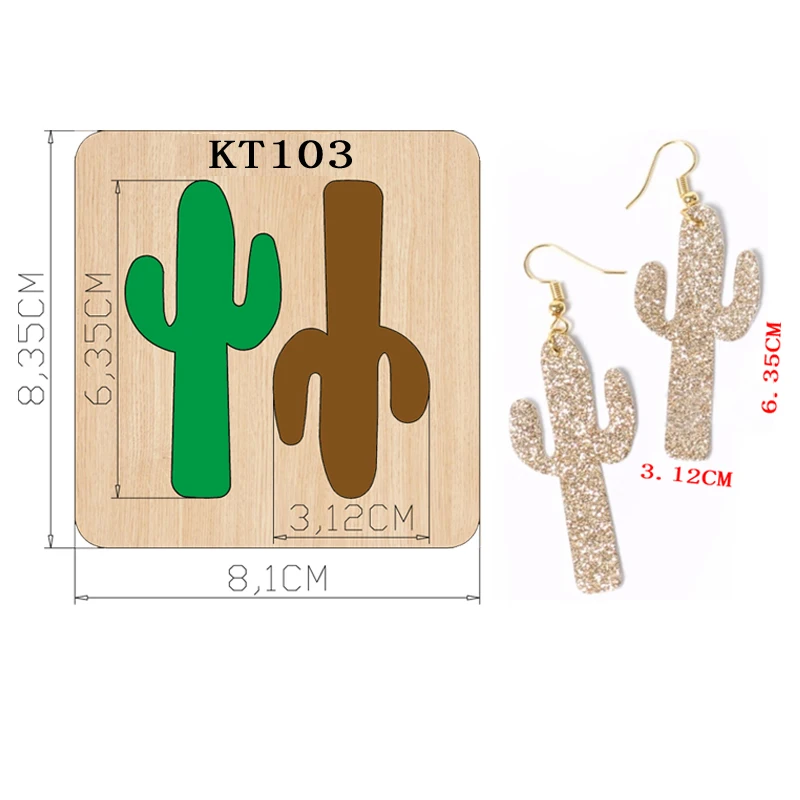 

earrings cutting dies 2019 new die cut &wooden dies Suitable for common die cutting machines on the market