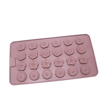 

Floral Shape Silicone Chocolate Cake Mould Cake Tools Cookie Cutter Fondant Cake Decorating Tools