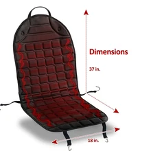 Автомобильный чехол на сиденье с подогревом Подушка Горячая Грелка-12 В грелка коврик идеально подходит для холодной погоды и вождения зимой, 2 шт