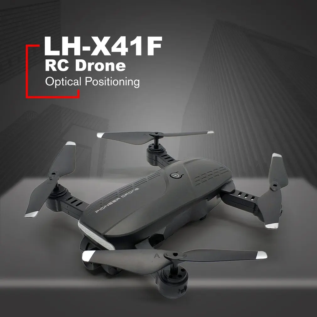 LH-X41F Радиоуправляемый Дрон Квадрокоптер 1080P FPV Самолет оптическое позиционирование двойная камера один ключ обратная маркировка высота полета удержание