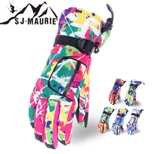 Мужские и женские зимние теплые зимние перчатки противоскользящие лыжные перчатки для спорта на открытом воздухе сноуборд перчатки для пешего туризма Велоспорт Лыжный спорт перчатки