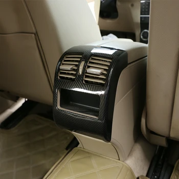 

Car Interior ABS Carbon Fiber Rear Air Condition Vent Outlet Frame Cover Trim Accessories For Mercedes Benz GLK Class X204 08-15