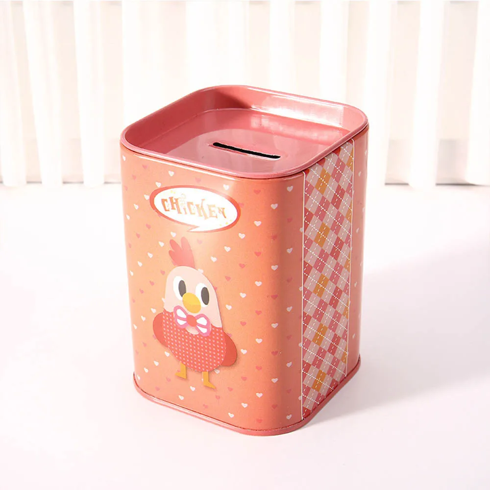 money box Жестяная копилка для денег alcancias alcancia candy машина сберегательный бак Копилка Сейф tirelire kumbara@ 25 - Цвет: money box