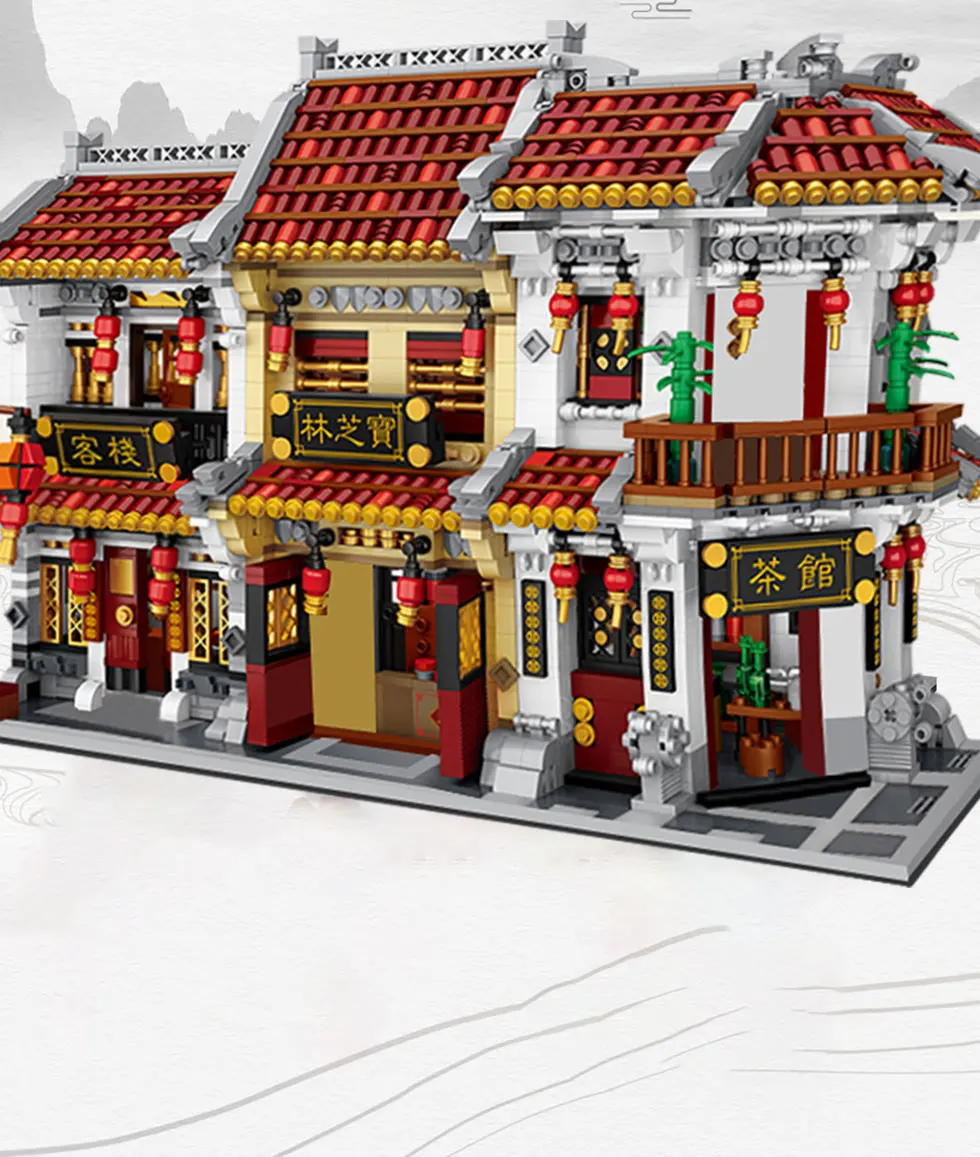 LOZ 1023-1025 China Traditional Street Set