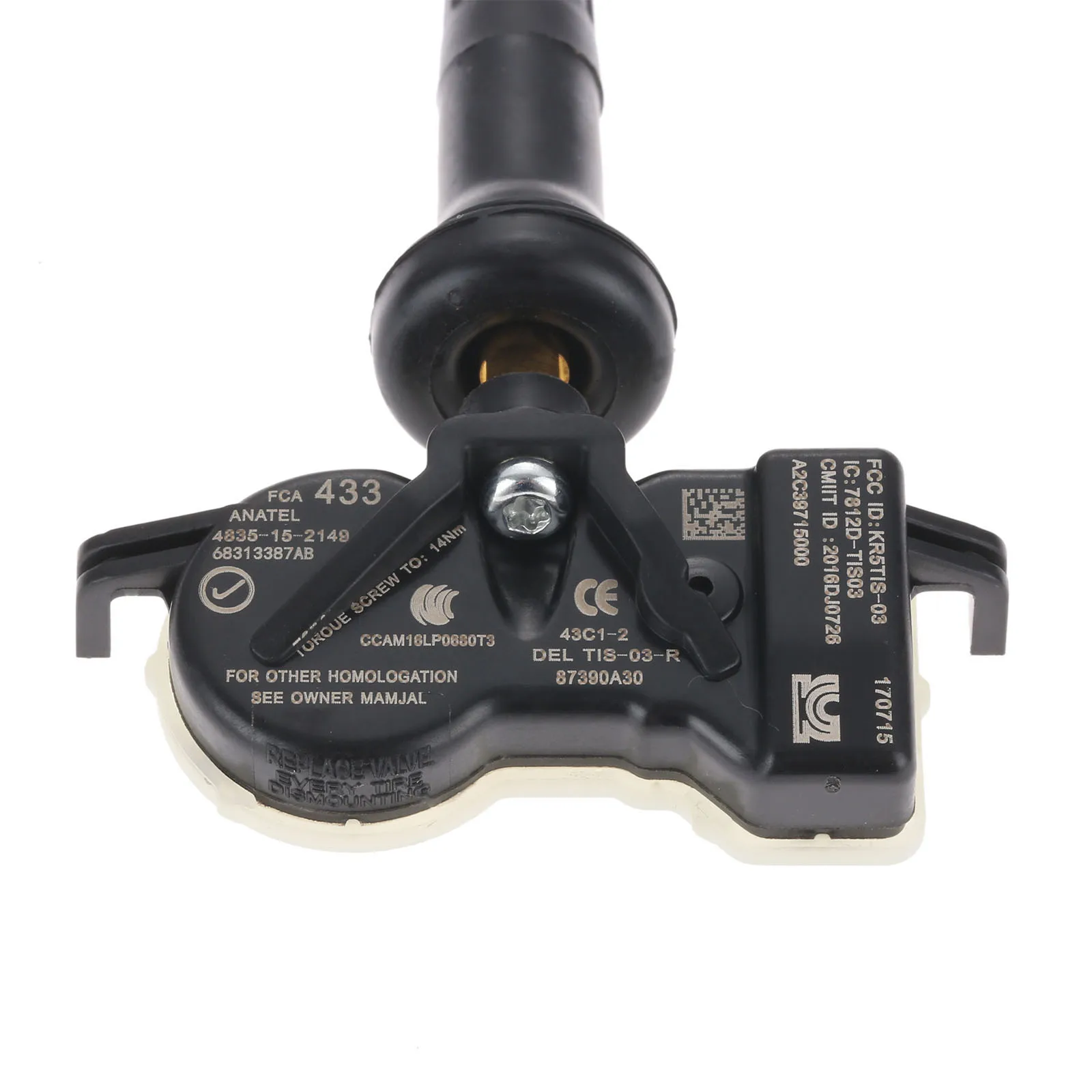 4 шт. TPMS датчик давления в шинах подходит для Chrysler Dodge Jeep 68313387AB