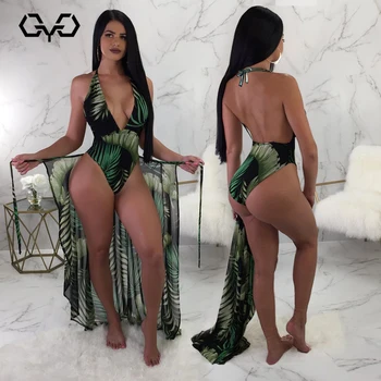 

2020 Summer Plant Leaf Print Swimsuit Women 2 Pieces Bathing Beach Sexy Club Bikini Set Push Up купальник купалкупальник