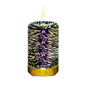 

LED Night Light 3D Firework Lamp Air Humidifier Aroma Oil Diffuser Ultrasonic Sprayer Aromatherapy Lamp EU PLug