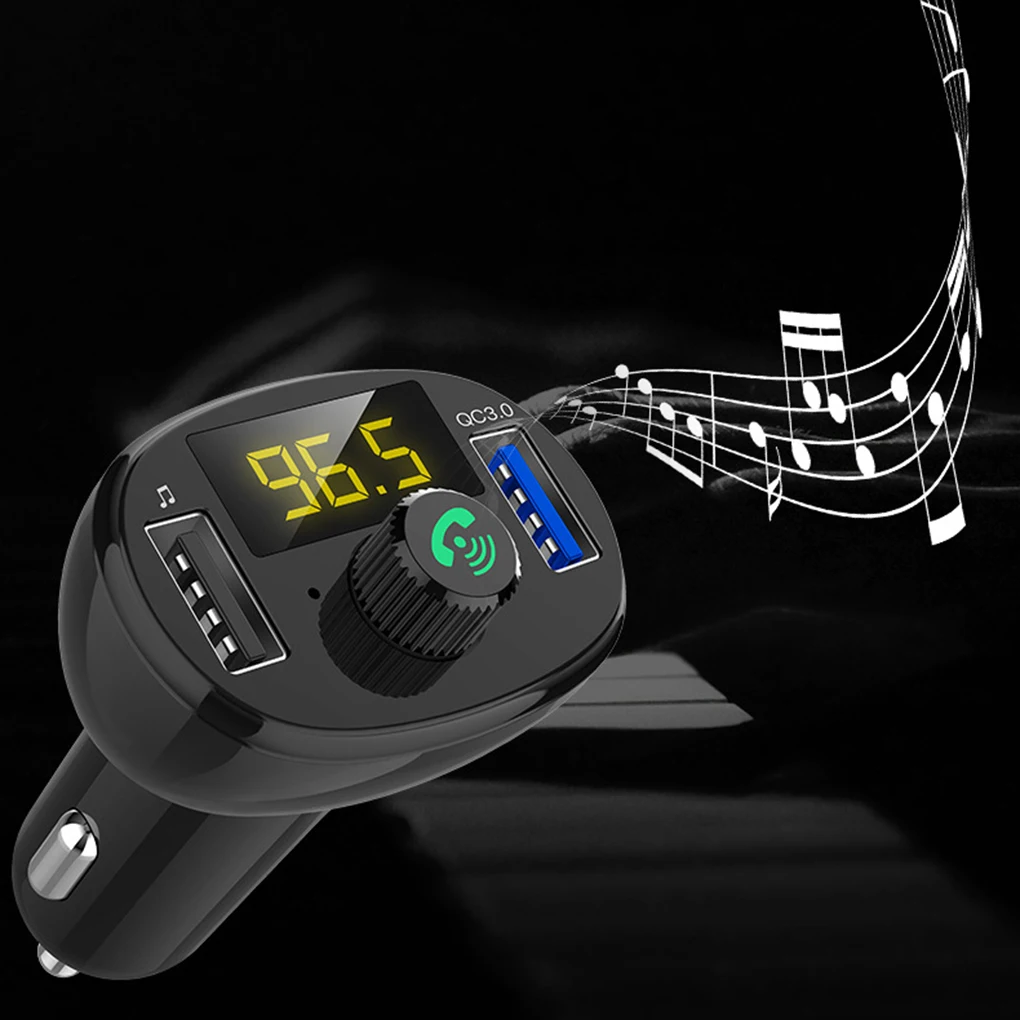 Universal Wireless Bluetooth4.2 Auto Car USB Charger FM Modulator Transmitter Radio Adapter Handsfree MP3 Player