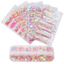 8 species Candy Colors Butterfly Nail Art Plastic Paillette Nail Decor DIY Manicure Nail Decorations Nail Sequins Nail Glitter