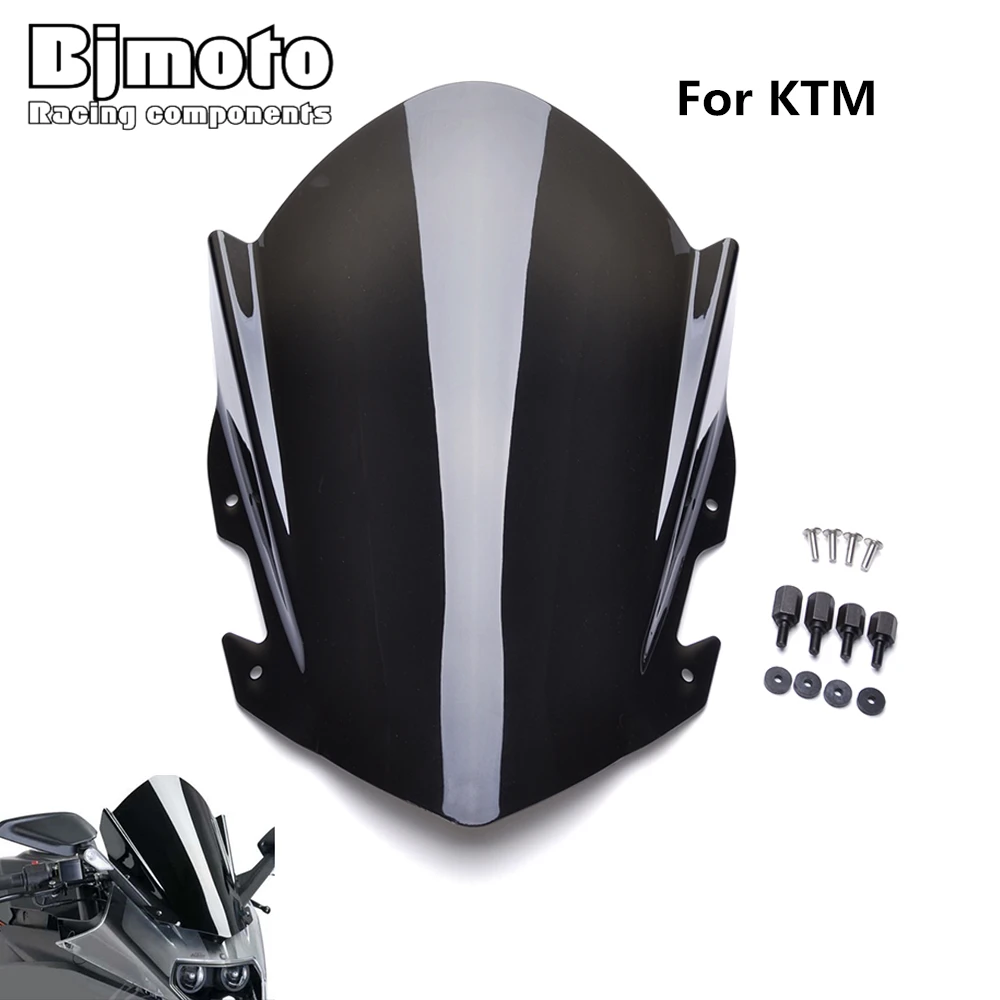 Уличный внедорожный мотоцикл велосипед RC 125 200 390 ветер Экран лобового стекла Ветер Экран для KTM RC125 RC200 RC390
