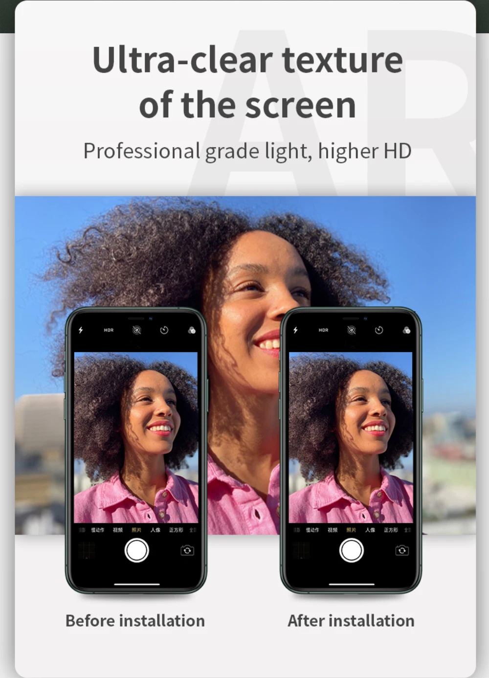 Yesido роскошный протектор объектива камеры для iPhone 11 Pro Max закаленное стекло+ металлический задний объектив защитное кольцо для экрана для iPhone11 pro