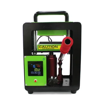 

6x12cm Hydraulic Rosin Press 5Ton Presssure Dual Plates LCD Controller Oil Extractor Press AP1905 with 100sheets oil proof paper