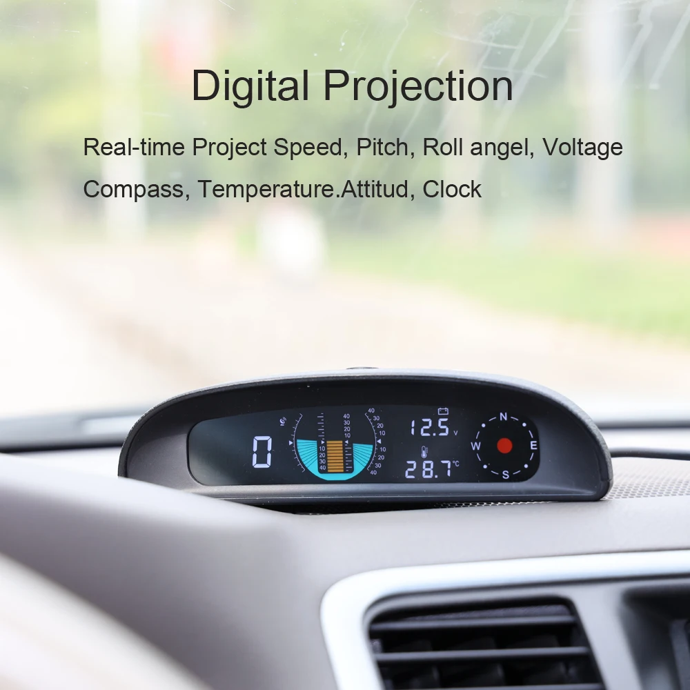 Автомобильный компас EANOP GH200 GPS спидометр инклинометр 12 В|Проекционный дисплей| |