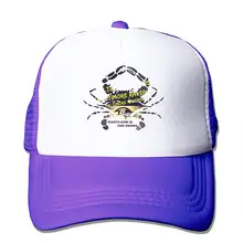 Кепка для водителя грузовика, Кепка для краба, с принтом, регулируемая, сетчатая бейсболка, Бейсболка унисекс для спорта на открытом воздухе