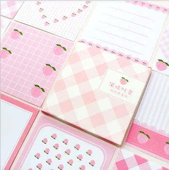 

12set/lot Memo Pads Sticky Notes Fruity Time Series Paper diary Scrapbooking Stickers Office School stationery Notepad