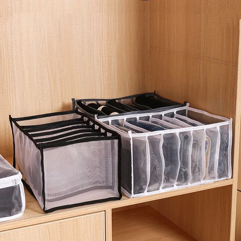 Caja para Almacenamiento de Ropa, Cajones Plegables Lavables para Guardar Pantalones Vaqueros, Camisetas, ideal para Armario, por 3 Colores - AliExpress Hogar y jardín