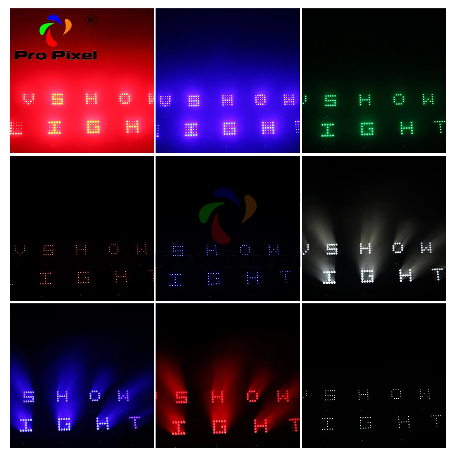 Подвижный головной Светодиодный светильник Matrix увеличение луча 25x15w RGBW