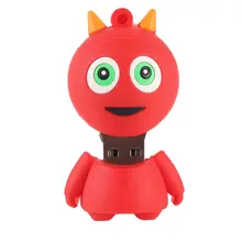 Мультфильм дьявол/монстр USB флеш-накопители ручка привода креативная карта памяти