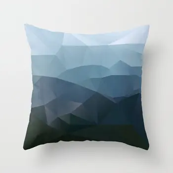 

Cute Pillow Case Cushion Cover Pillow Cover Cushion Case Pillowcase Sofa Home Office Decorative 18" x 18"Mountains