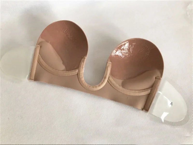 Raisvern 1 пара для женщин Лифт Nipplecovers самоклеющиеся без бретелек спинки липкий Невидимый Бюстгальтер бежевый Прямая поставка черный