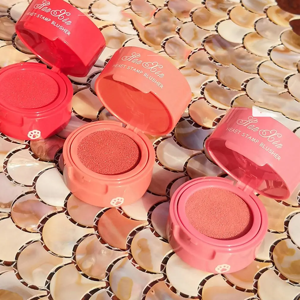 Makeup Han Xin Love Stamp Blush Female Student Girl Girl Net Red With The Same Cushion Blush Rouge