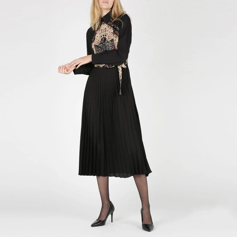 dresses woman party night 2019 Autumn Winter Women Black Pleated Maxi Dress Floral Print Long Sleeve Long Dresses dresses woman party night 2019 Autumn Winter Women Black Pleated Maxi Dress Floral Print Long Sleeve Long Dresses