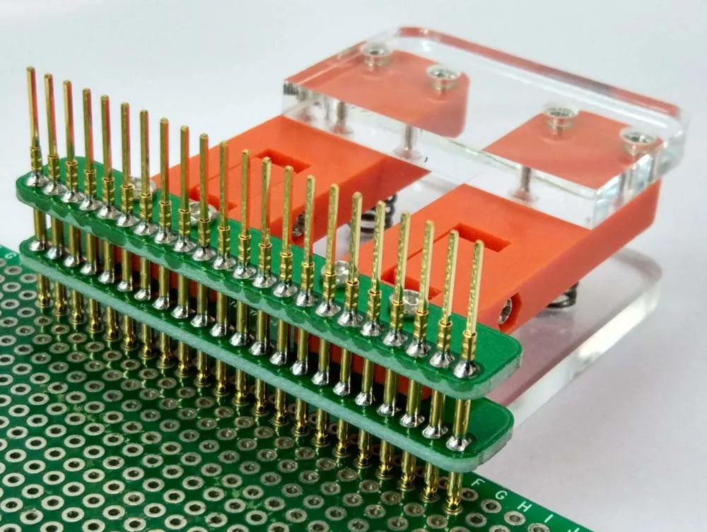 ЖК-тест PCB зажим джиг оснастка зонд 2,54