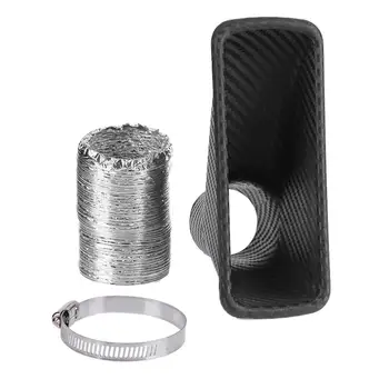 

1Pcs Auto Front Bumper Turbo Air Intake Pipe Turbine Inlet Pipe Air Funnel Kit Car Styling Cold Air Intake System Kit Air filter