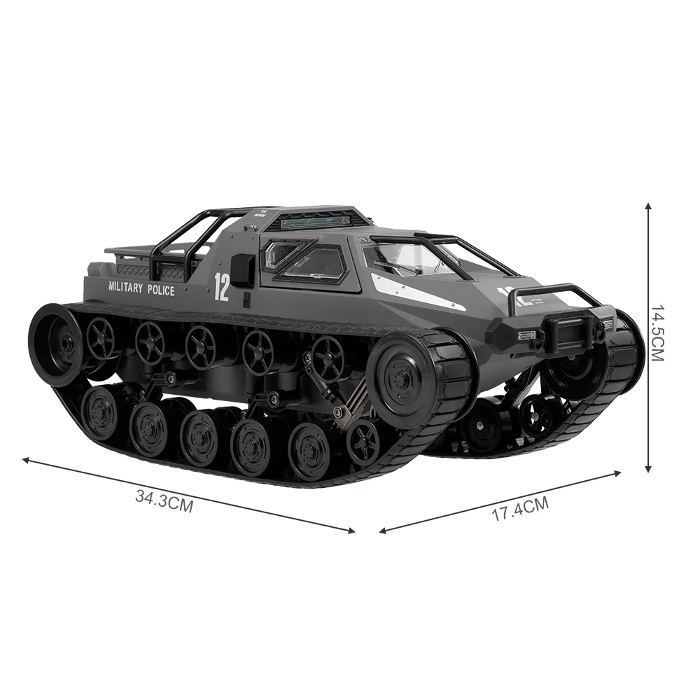 Rc Танк 1:12 военная полиция Дрифт трюк танки 2,4 ГГц перезаряжаемый пульт дистанционного управления 360 градусов вращающаяся игрушка для автомобиля