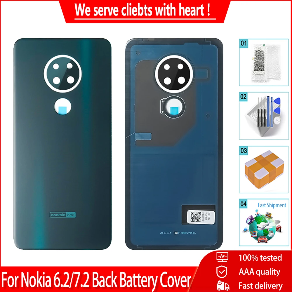 Back Battery Cover For 7.2 6.2 TA-1200 TA-1198 TA-1201 TA-1193 TA-1178 Door Rear Housing Case With Camera Lens | Мобильные телефоны