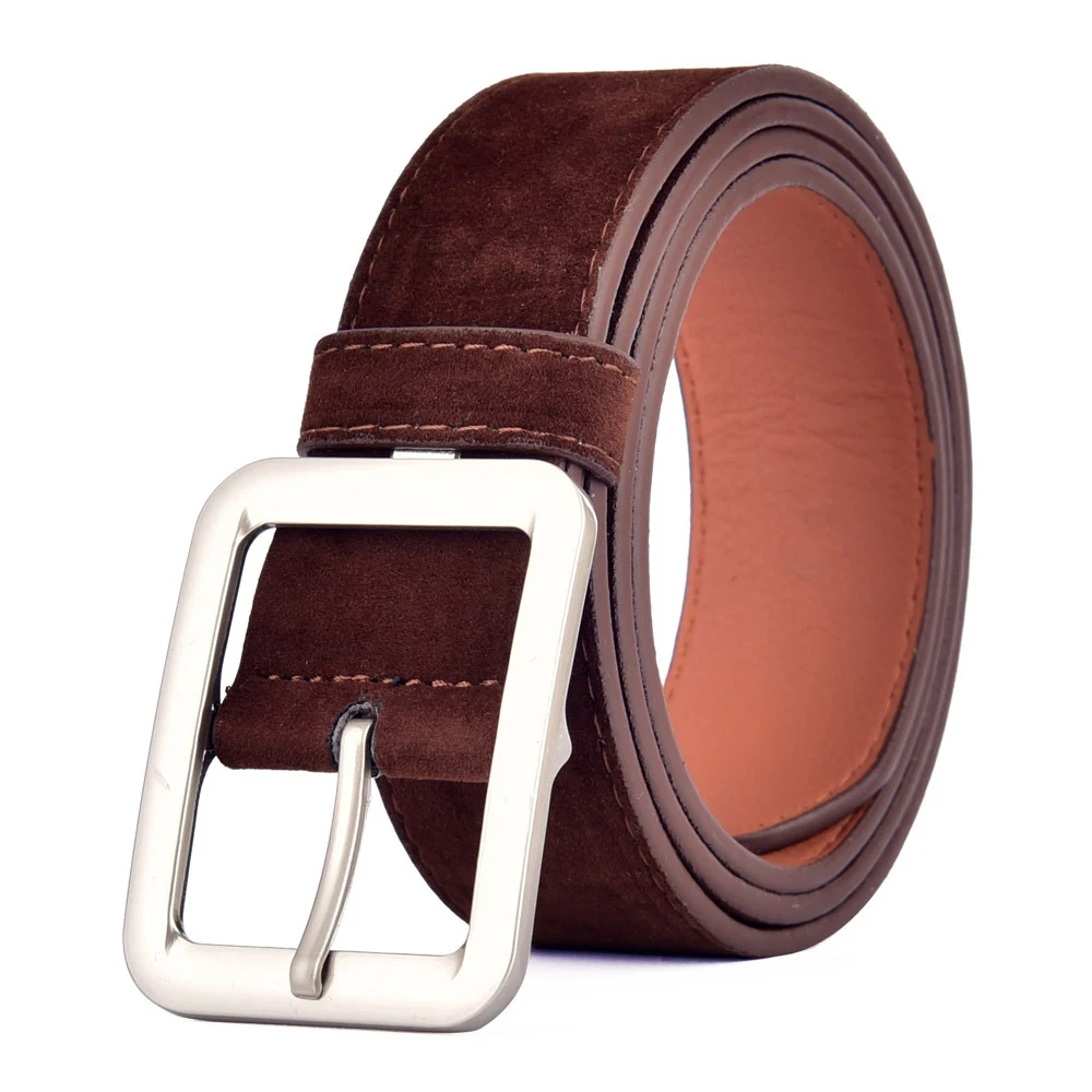 work belts for men Men's and women's fashion suede needle buckle belt FD13762768 cowboy belt Belts