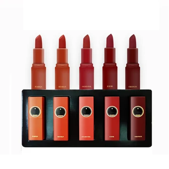 

5 Pcs Matte Lipstick Set Waterproof Long Lasting Velvet Lip Make Up Cosmetics