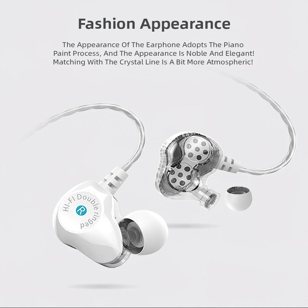 UBeamer D6, проводные наушники, 4 ядра, Hi-Fi, стерео, для мобильных телефонов, гарнитуры, басы, спортивные наушники, 3,5 мм, музыкальные наушники, микрофон