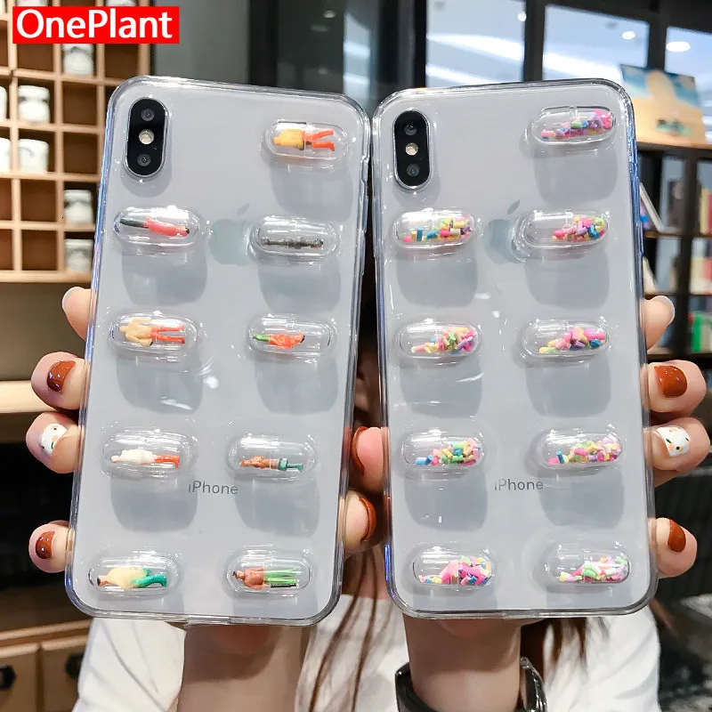 3D стереоскопический чехол для телефона для iPhone 11 Pro Max 6s 7 8 Plus мультяшный Pill men чехол для телефона для iPhone XS MAX XR X прозрачный ТПУ