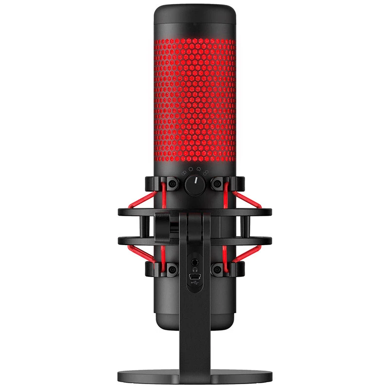  Kingston HyperX QuadCast Gaming Microfone Professional Computer Microphone Live Migrofono Detachabl