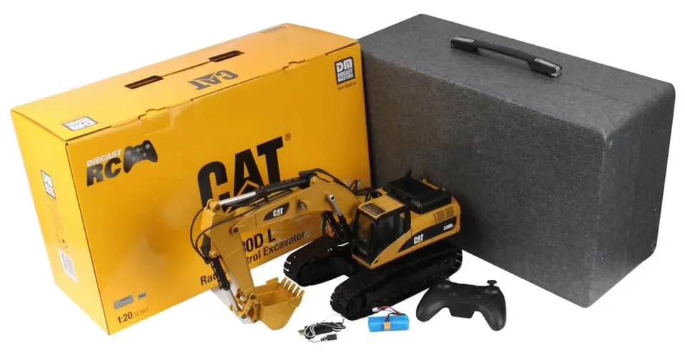 Литой мастер 1/20 CAT 330DL радио управление литой экскаватор реальная работа