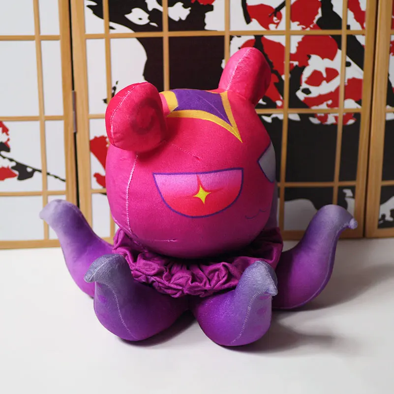 Аниме Star Guardian Zoe Pet Octopus Косплей симпатичный реквизит Кукла Плюшевая плюшевая подушка игрушка Рождественский подарок 33*39 см
