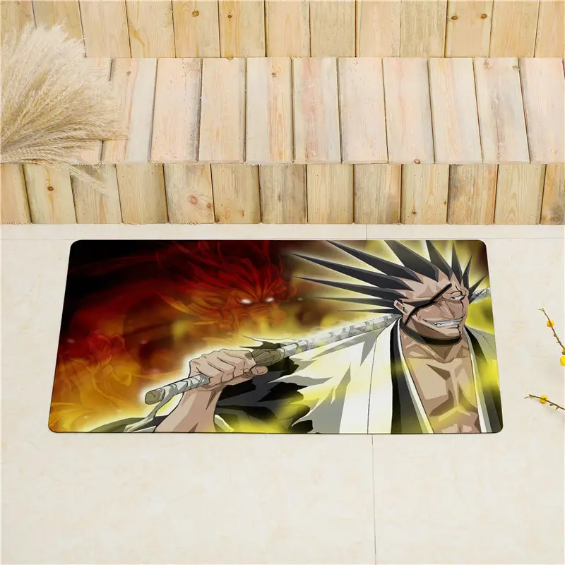 13 Мультфильм Аниме BLEACH входная дверь коврики для кухни для напольные коврики нескользящий коврик для дома ПВХ мягкая кожа ковер в холл ковер - Цвет: 13
