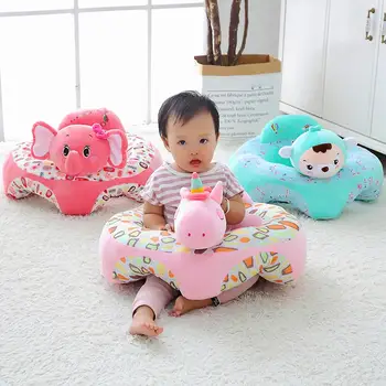 

Baby Seats Sofa Support Cover Infant Learning to Sit Plush Chair Feeding Seat Skin for Toddler Nest Puff Dropshipping No Filler
