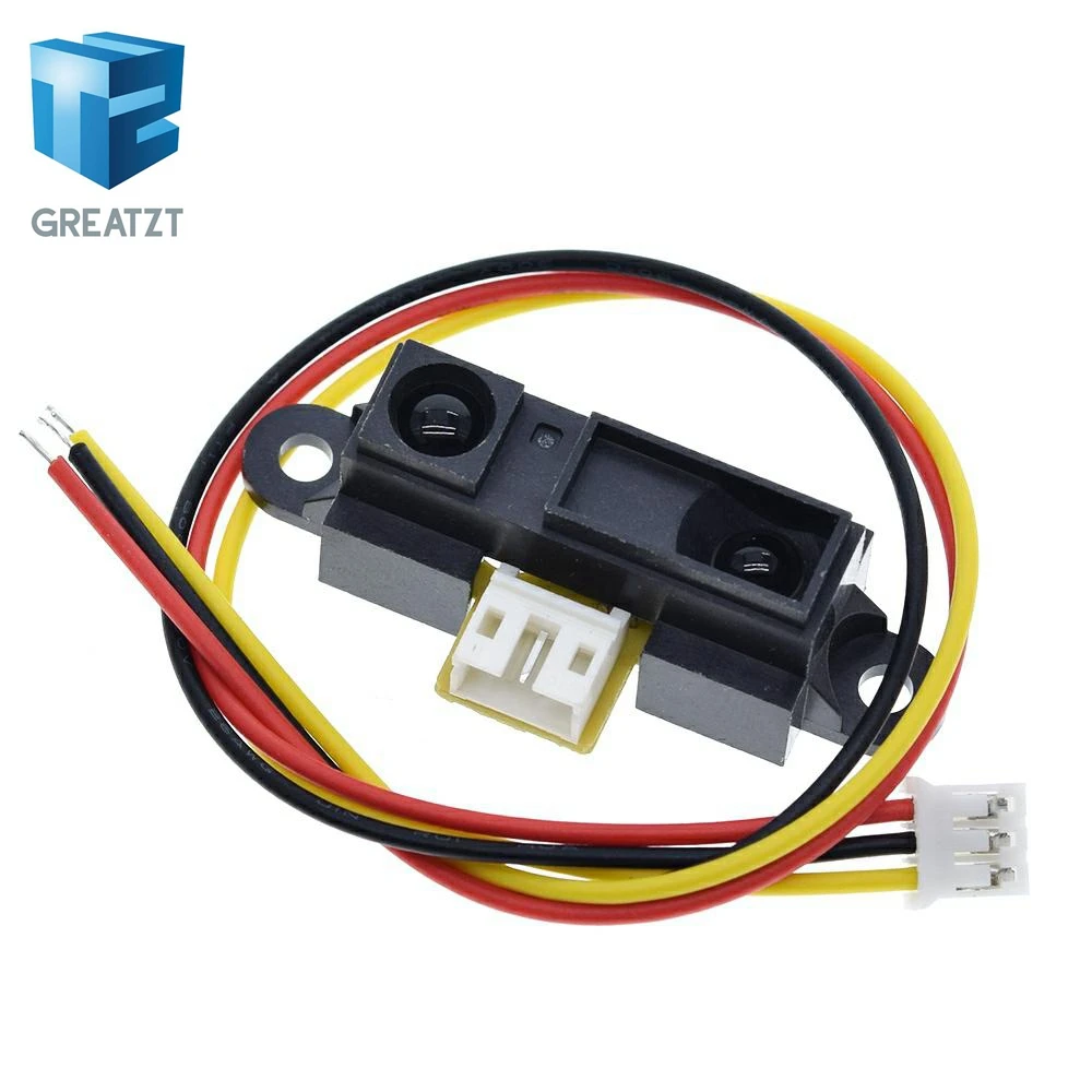 GREATZT GP2Y0A21YK0F 100% новый 2Y0A21 10-80 см инфракрасный датчик расстояния с проводом |