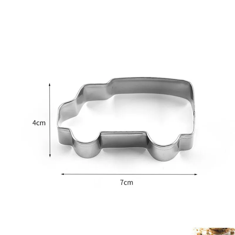 Stainless Steel Vehicle Cookie Cutter 4pcs cake mold cookie cutters cookie mold