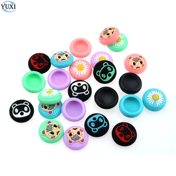 

YuXi 4pcs For Nintend Switch Lite Joy-Con Analog Thumb Stick Grip Caps for NS JoyCon Controller Joystick Cover Case